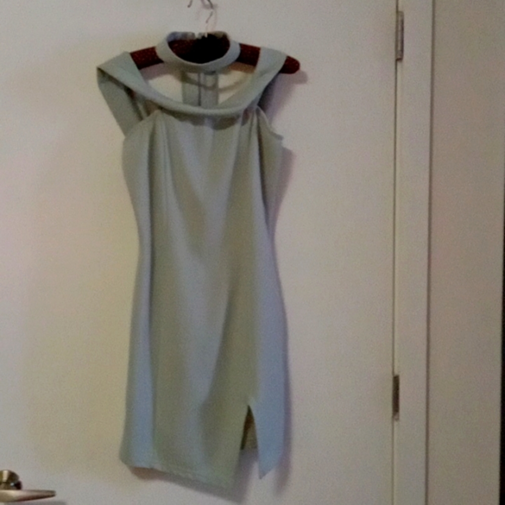 Nellis Dress with Neck Collar Design